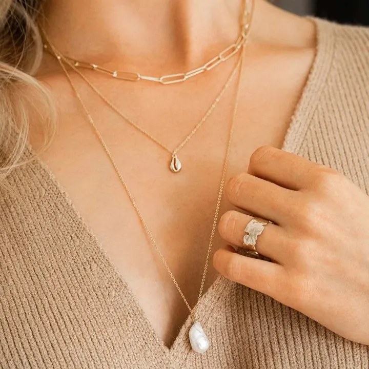How to Layer Necklaces Tastefully